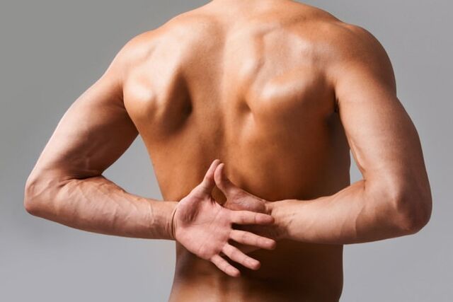 dolor de espalda con osteocondrosis lumbar foto 1