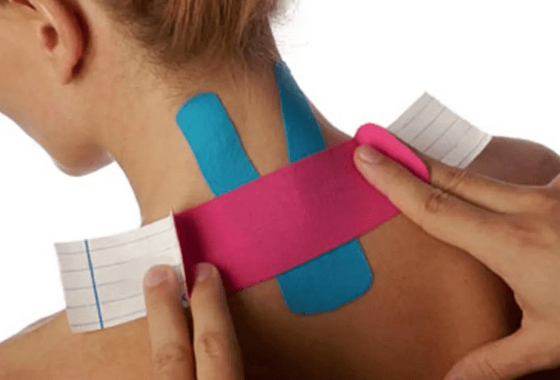 cinta adhesiva para el dolor de cuello
